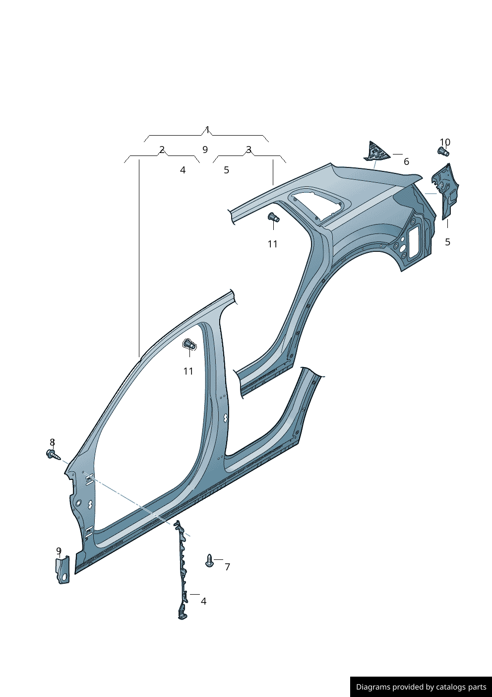 Car part diagram