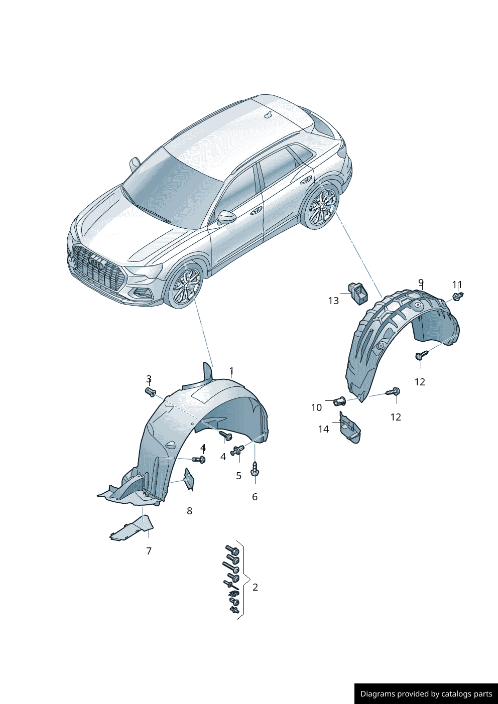 Car part diagram