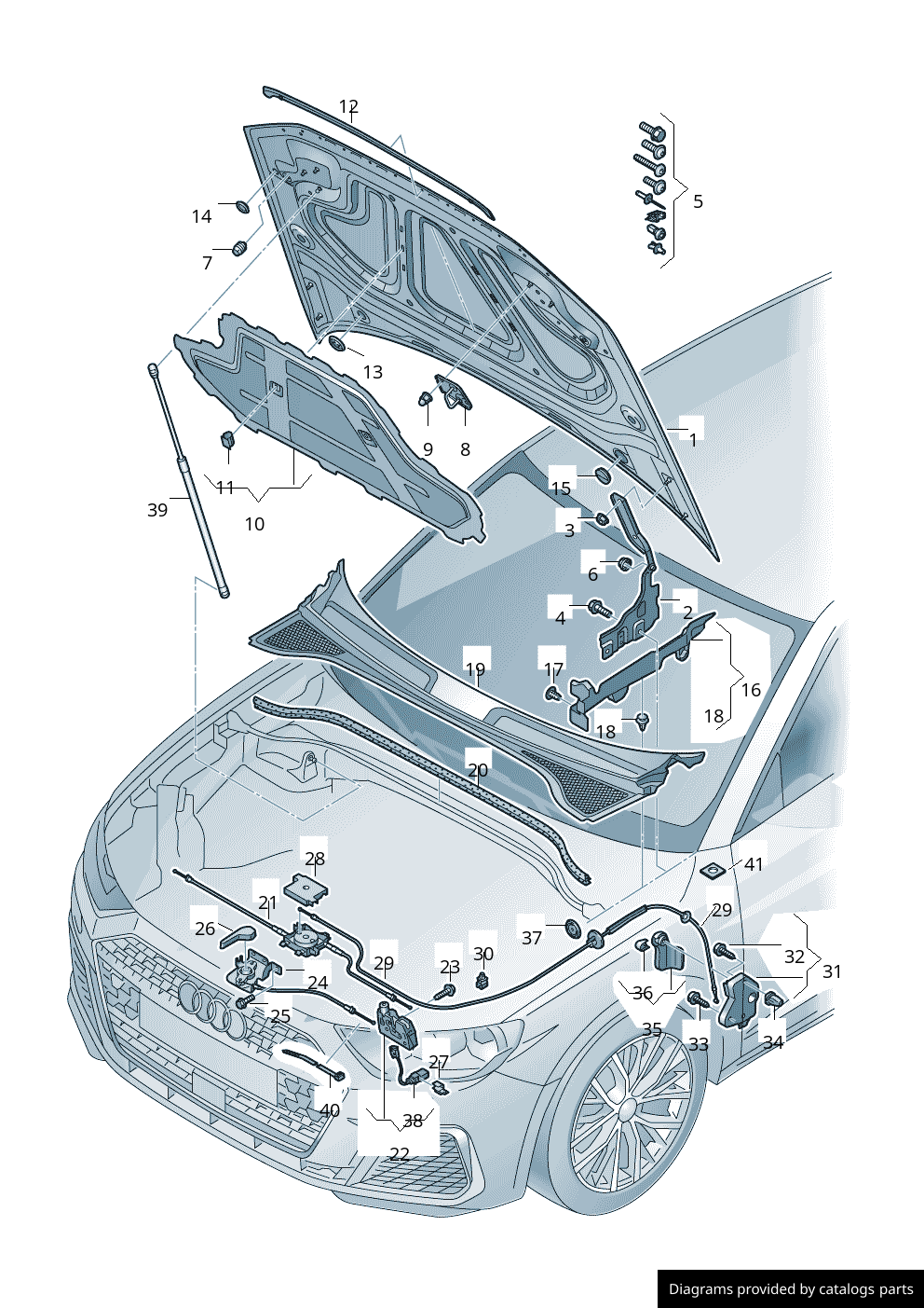 Car part diagram