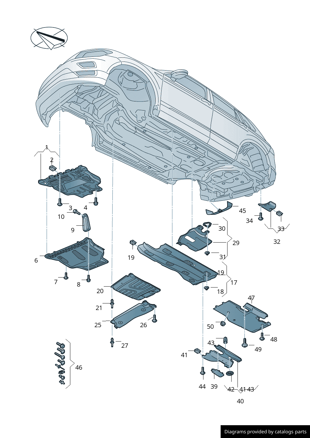 Car part diagram