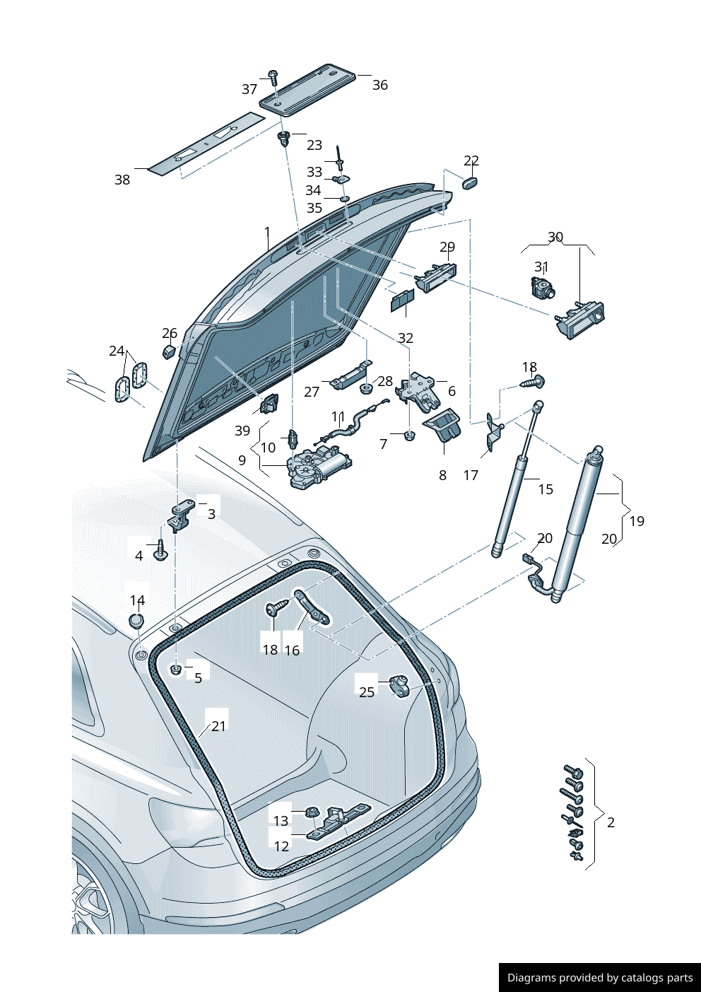 Car part diagram