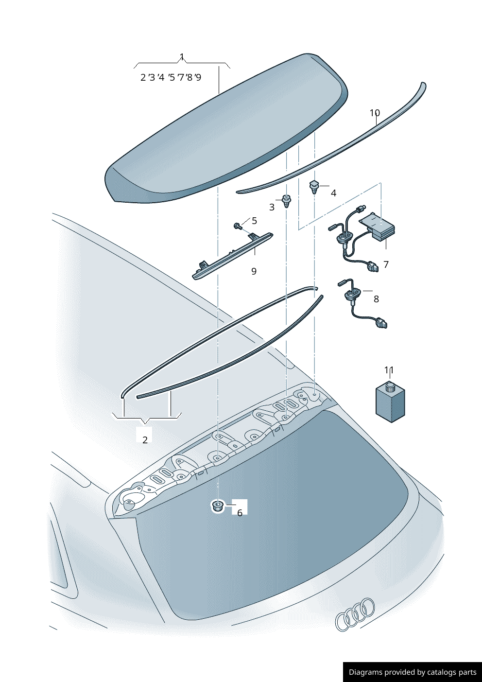 Car part diagram