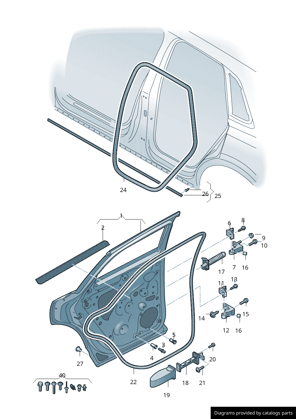 Car part diagram