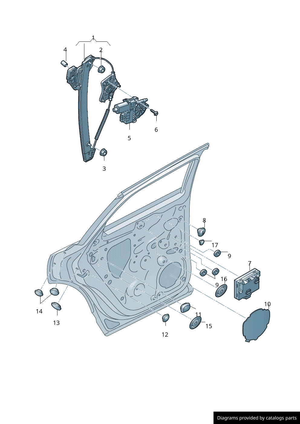 Car part diagram
