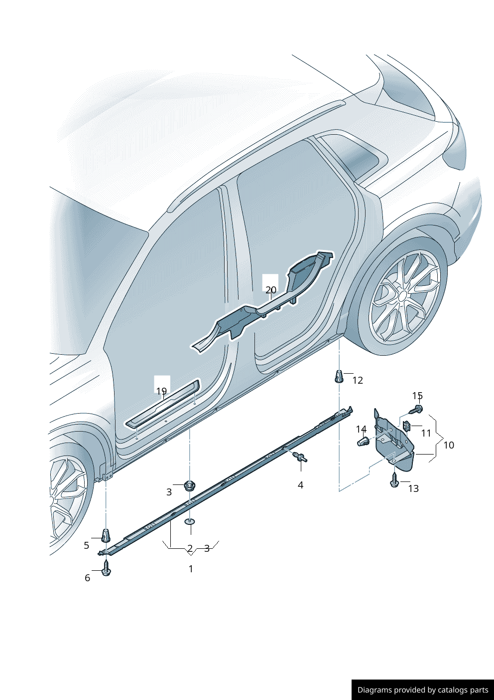 Car part diagram