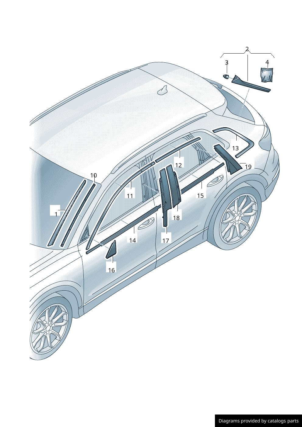 Car part diagram