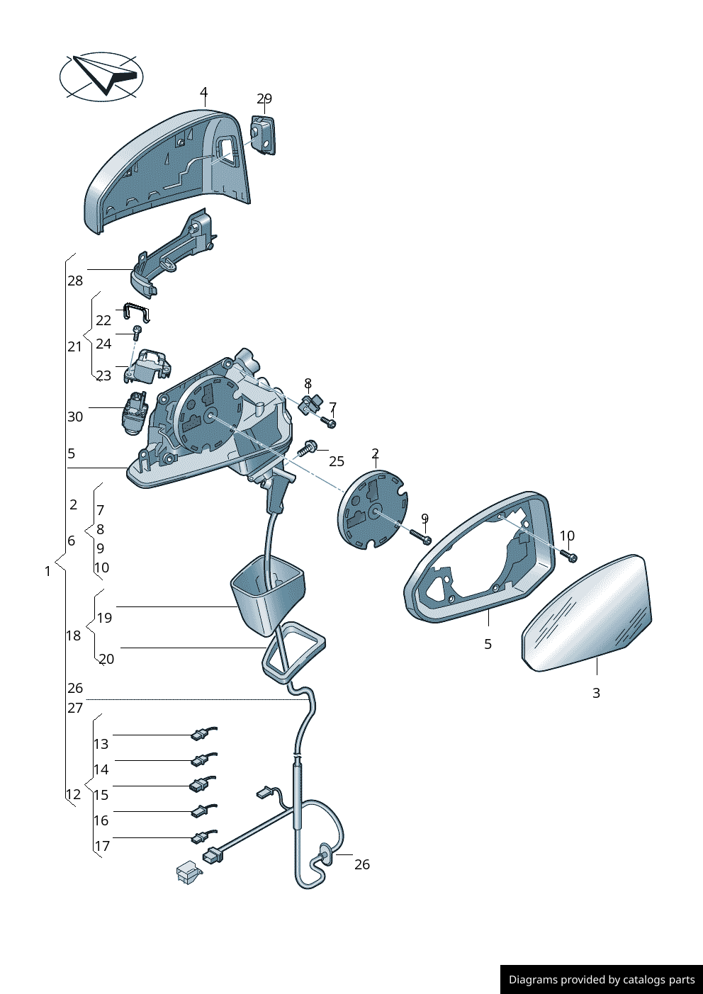 Car part diagram