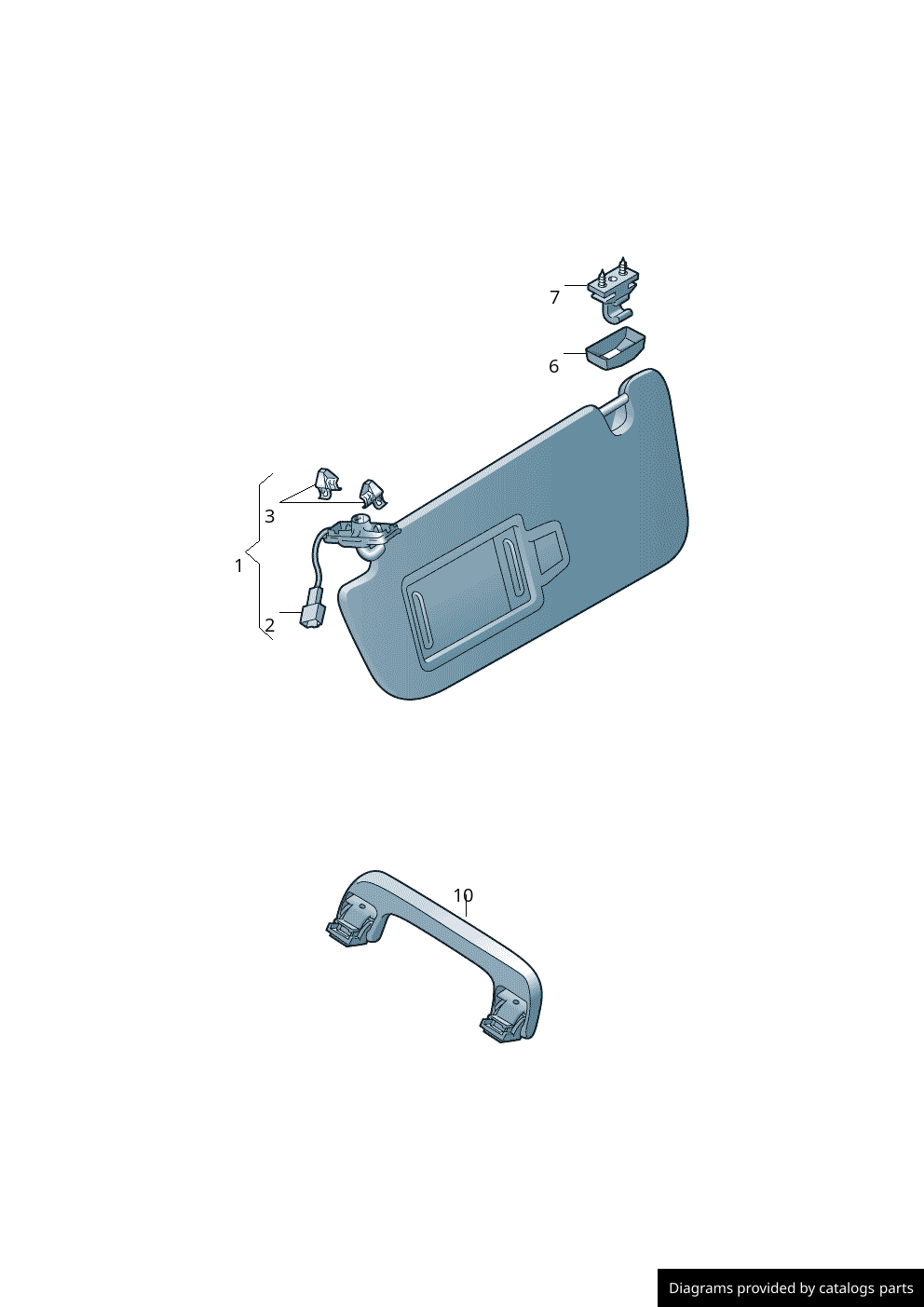 Car part diagram