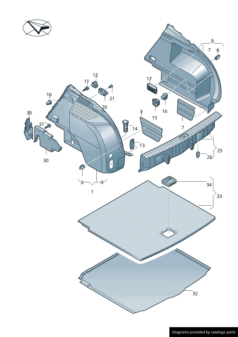 Car part diagram