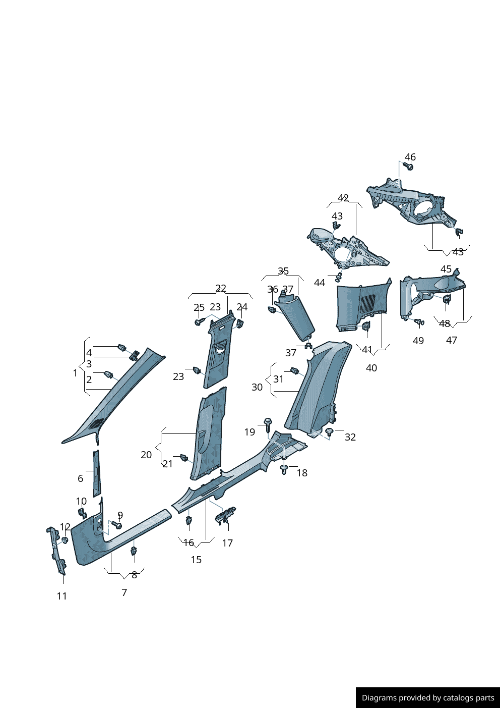 Car part diagram