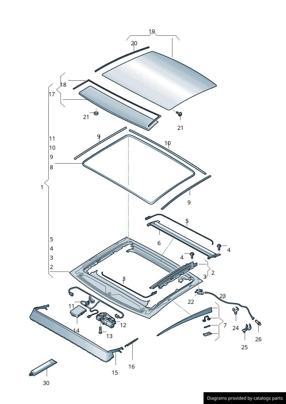 Car part diagram