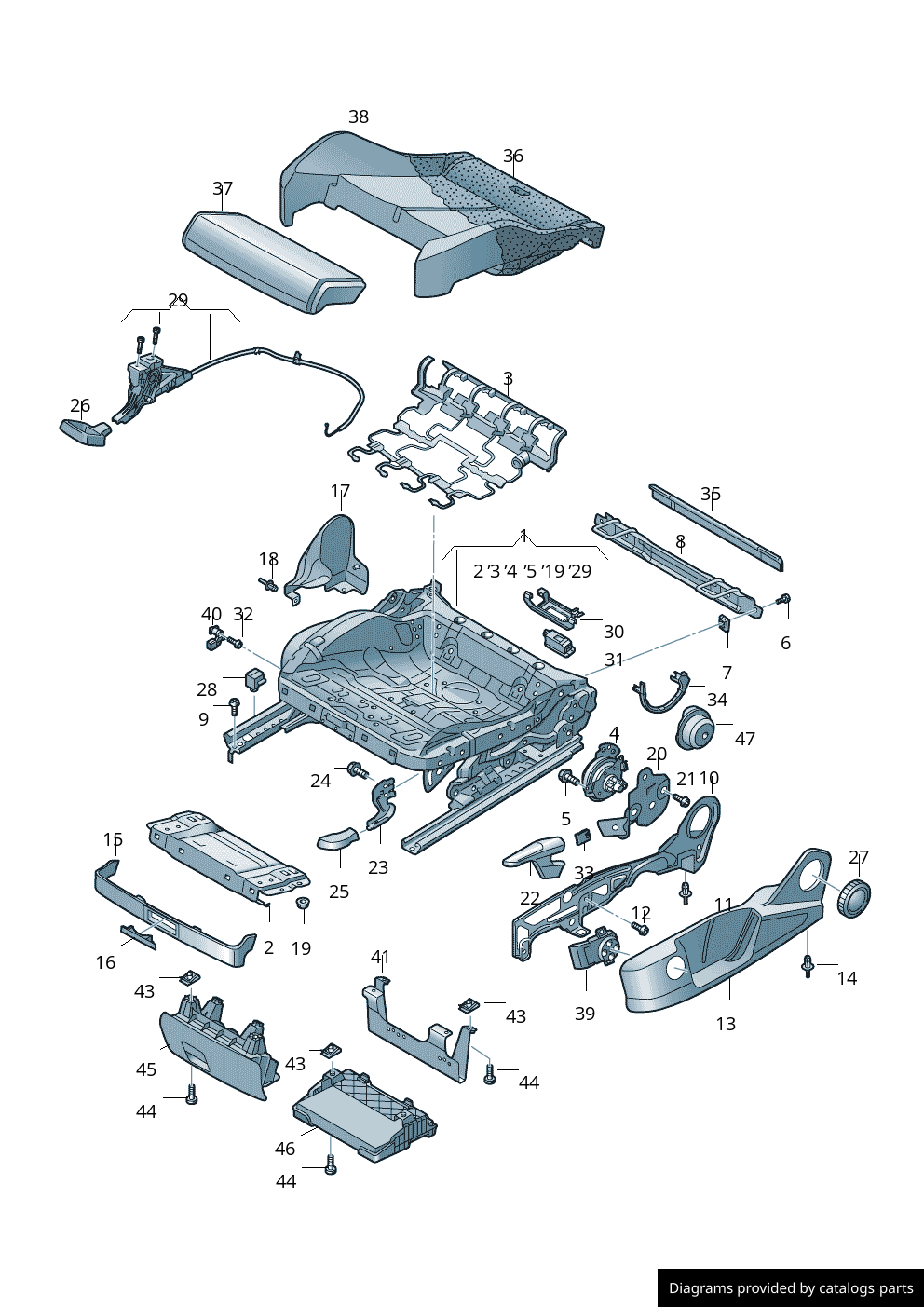 Car part diagram