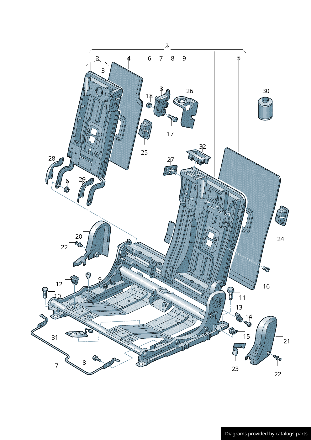 Car part diagram