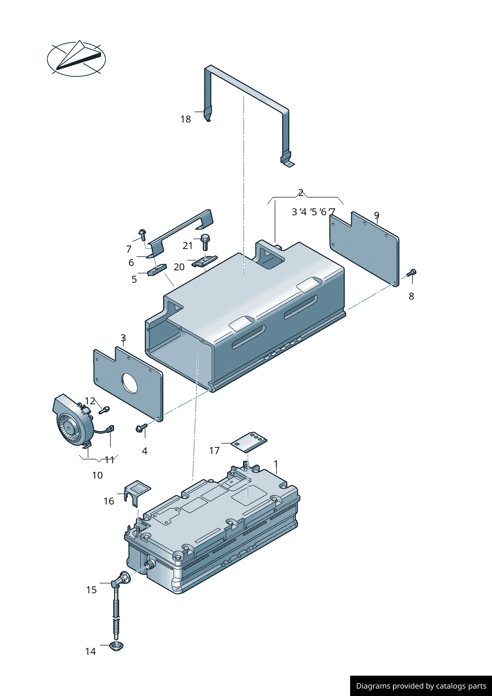 Car part diagram