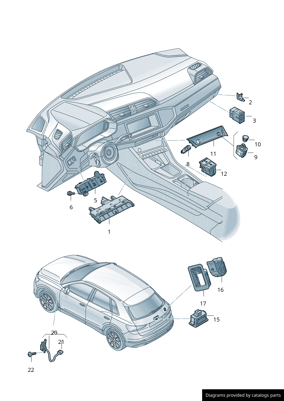 Car part diagram