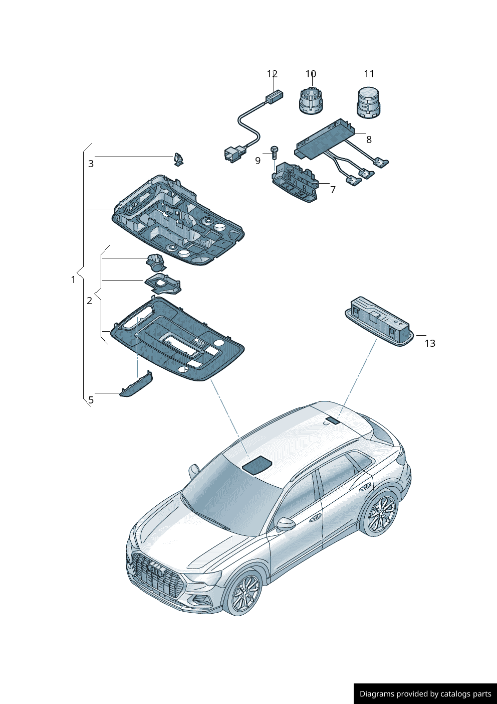 Car part diagram