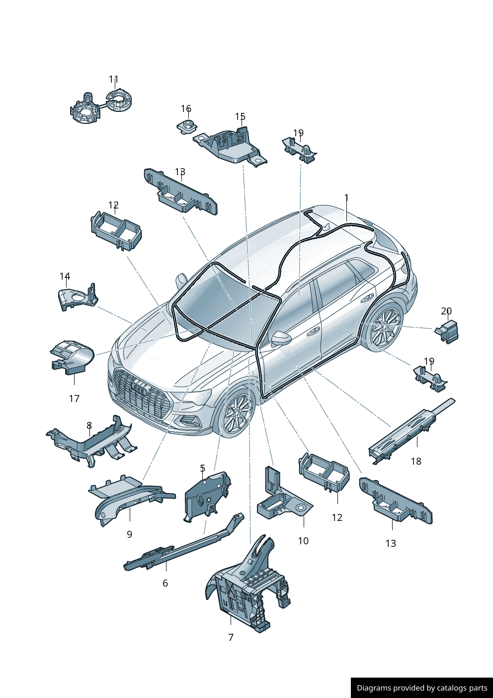 Car part diagram