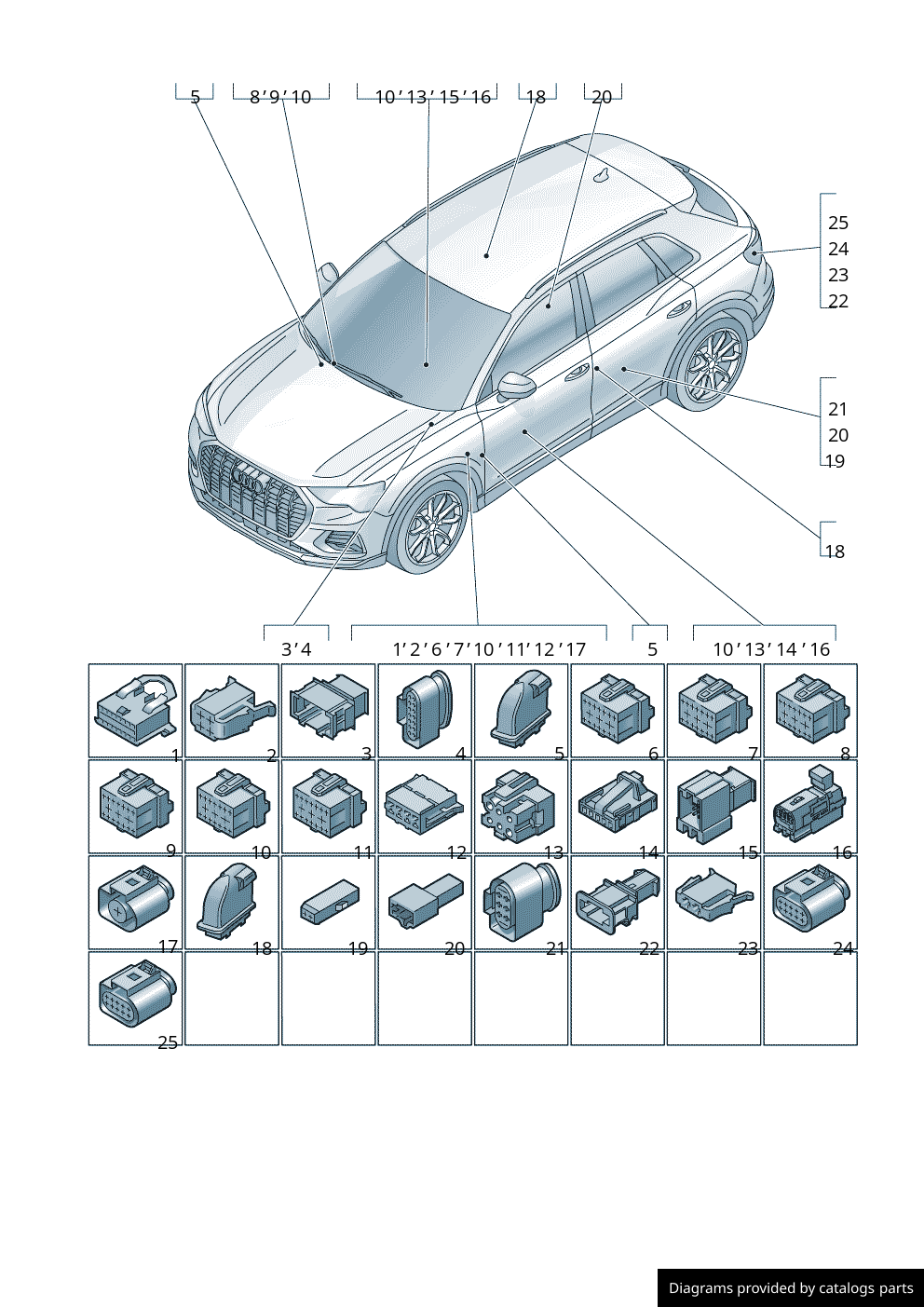 Car part diagram