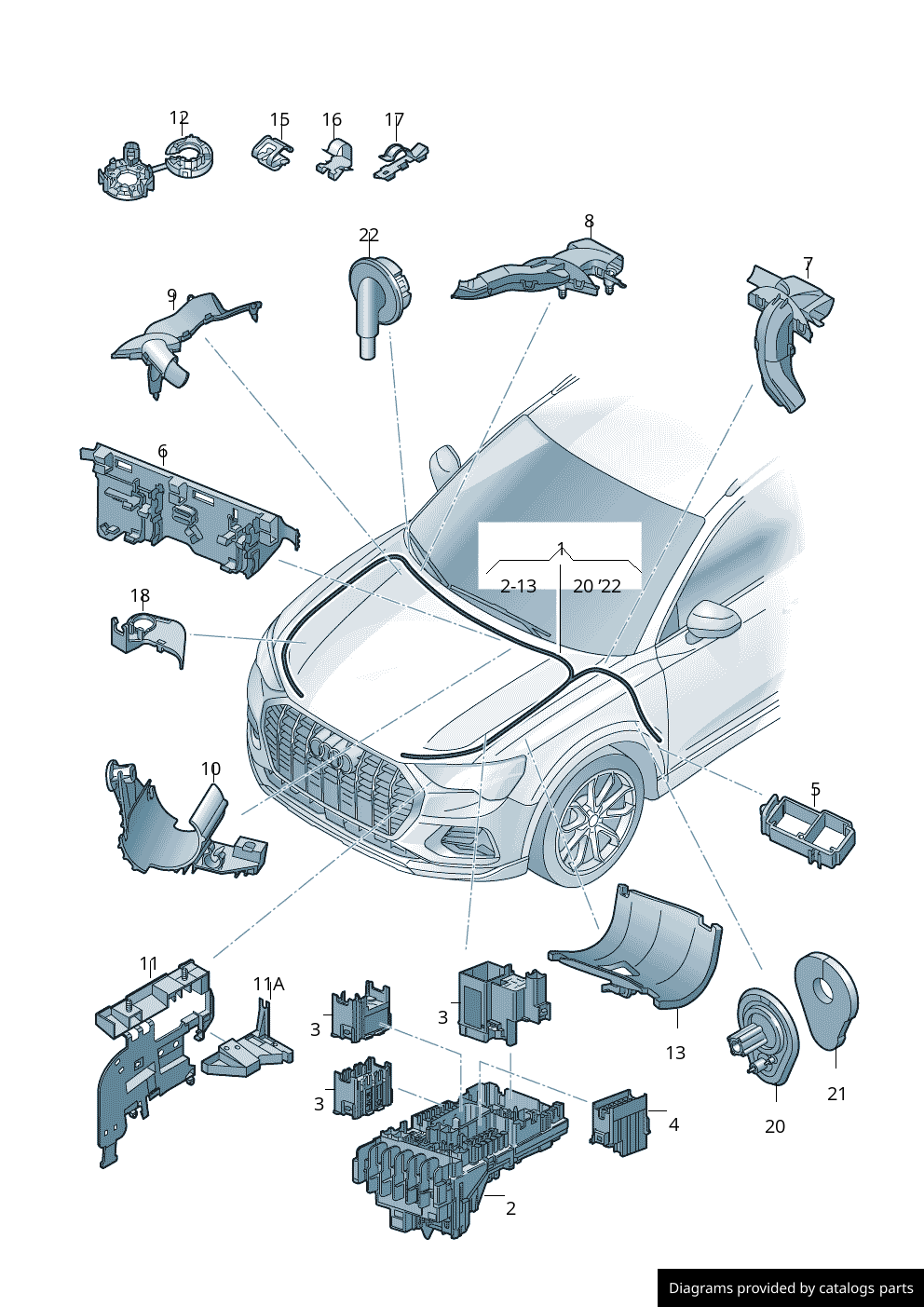 Car part diagram