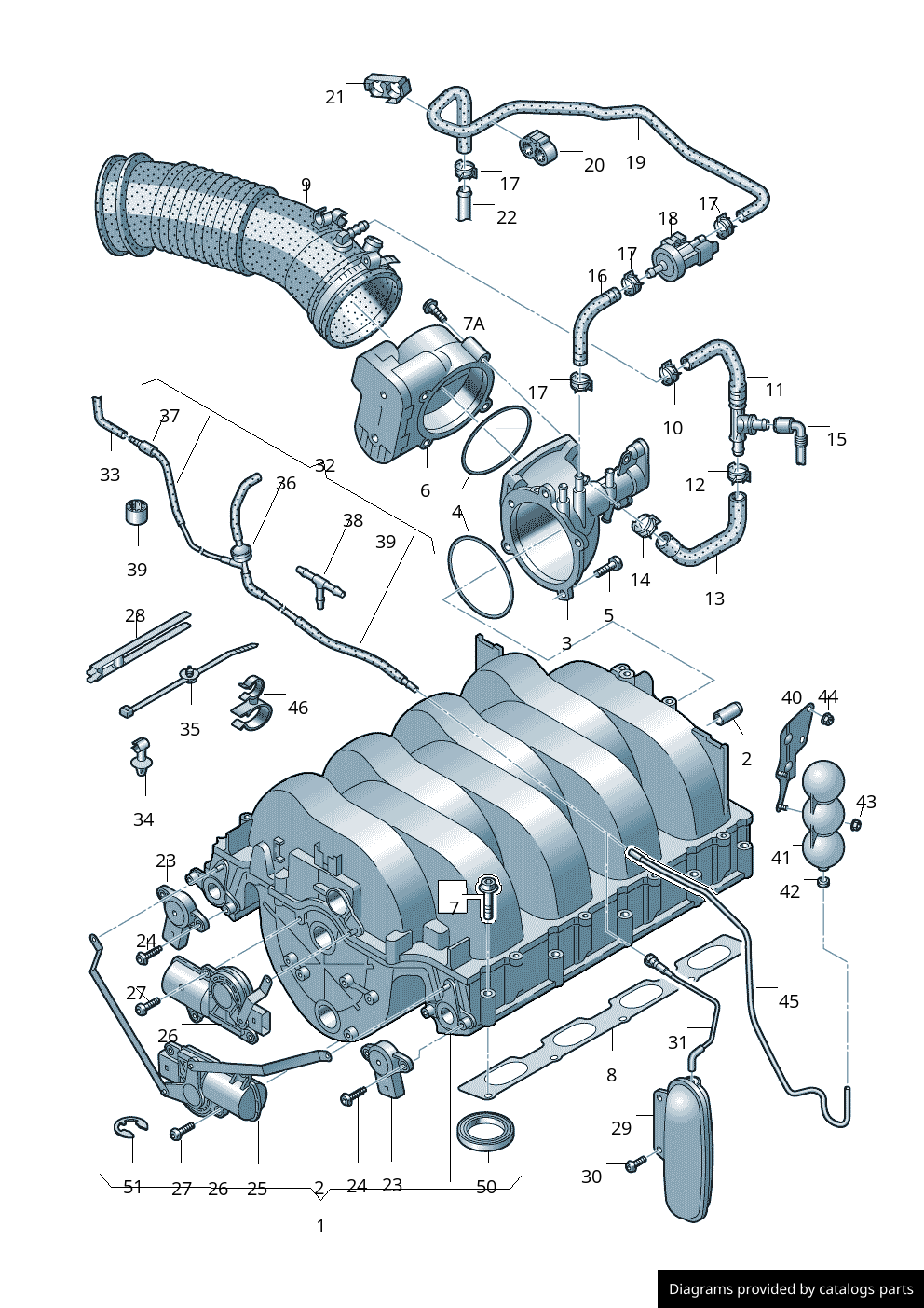 Car part diagram