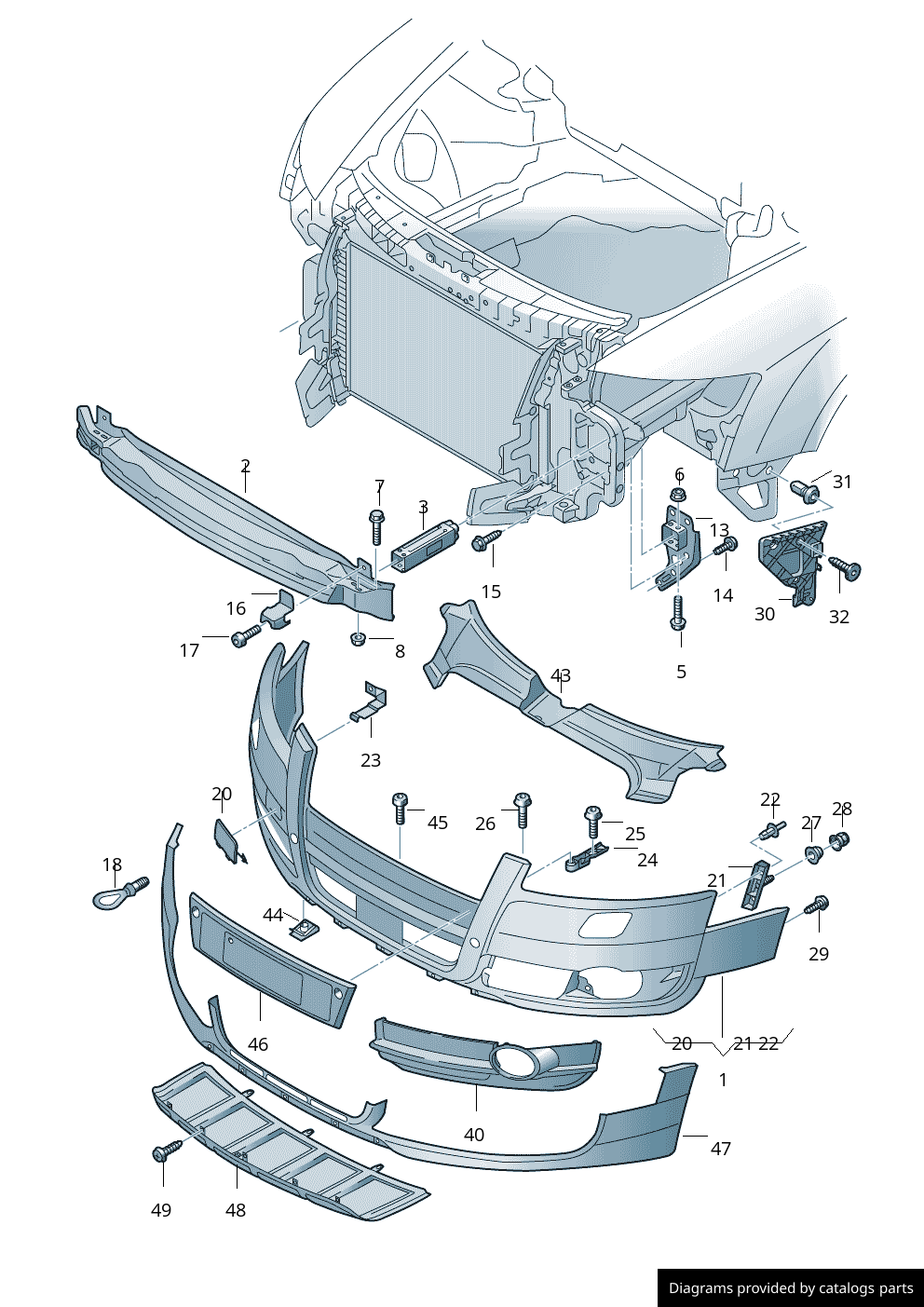 Car part diagram