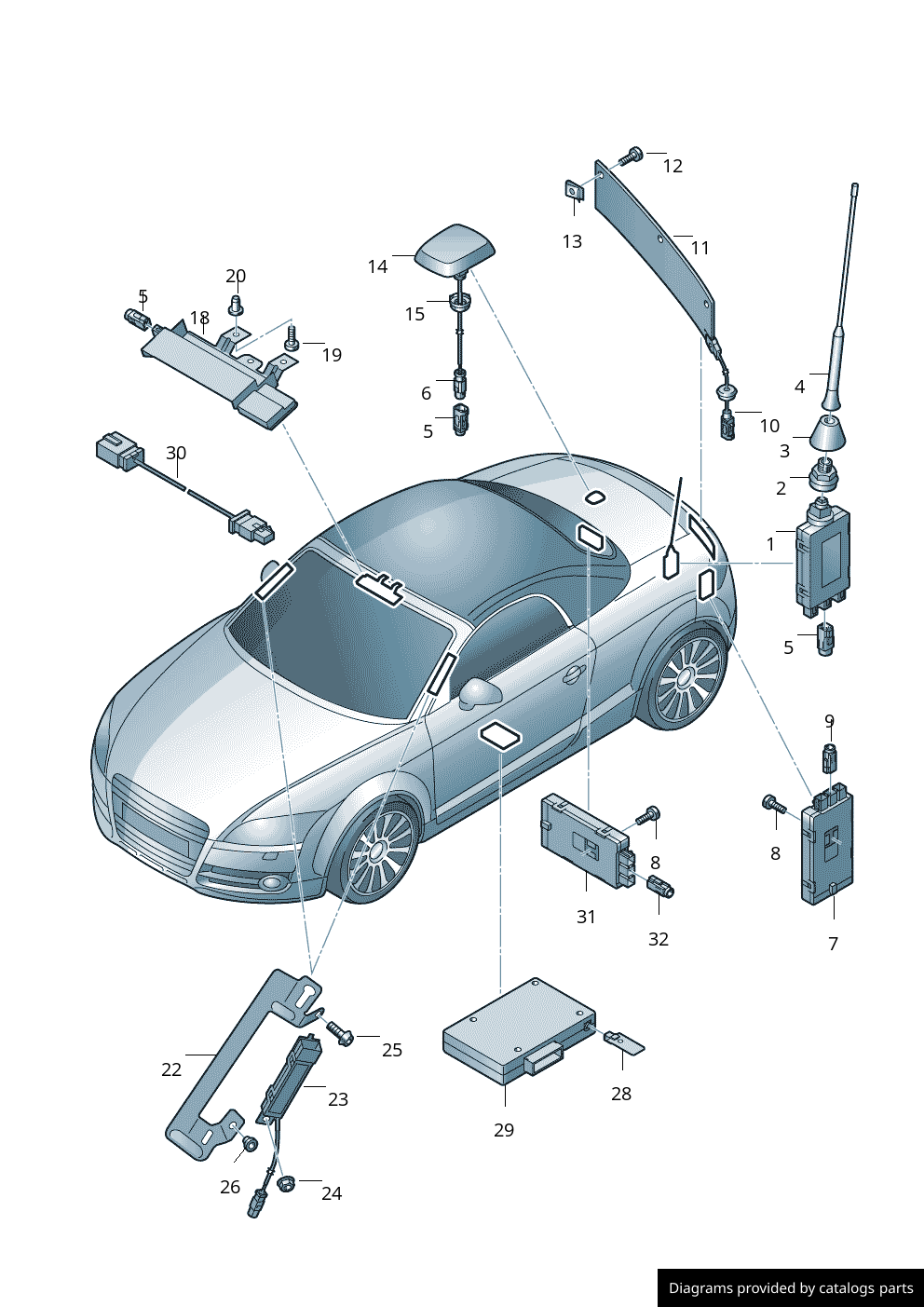 Car part diagram