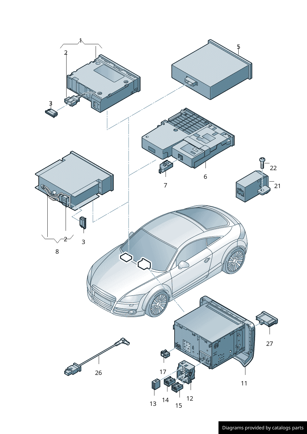 Car part diagram