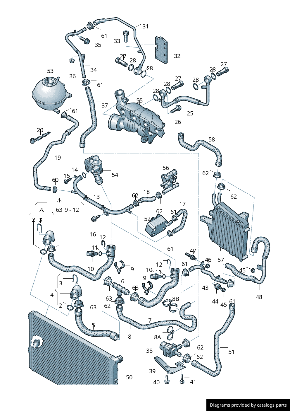 Car part diagram