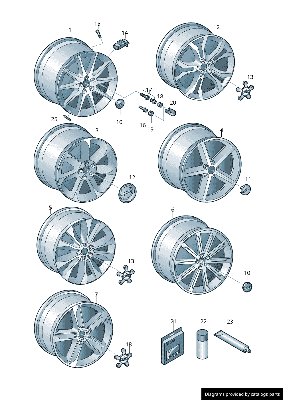 Car part diagram