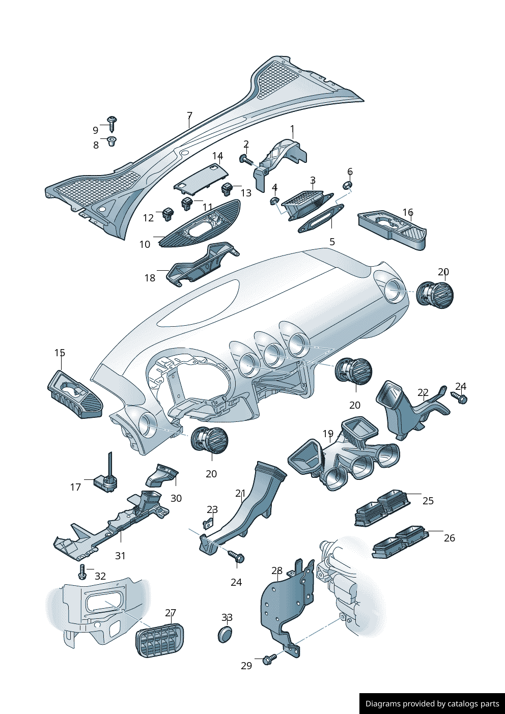 Car part diagram