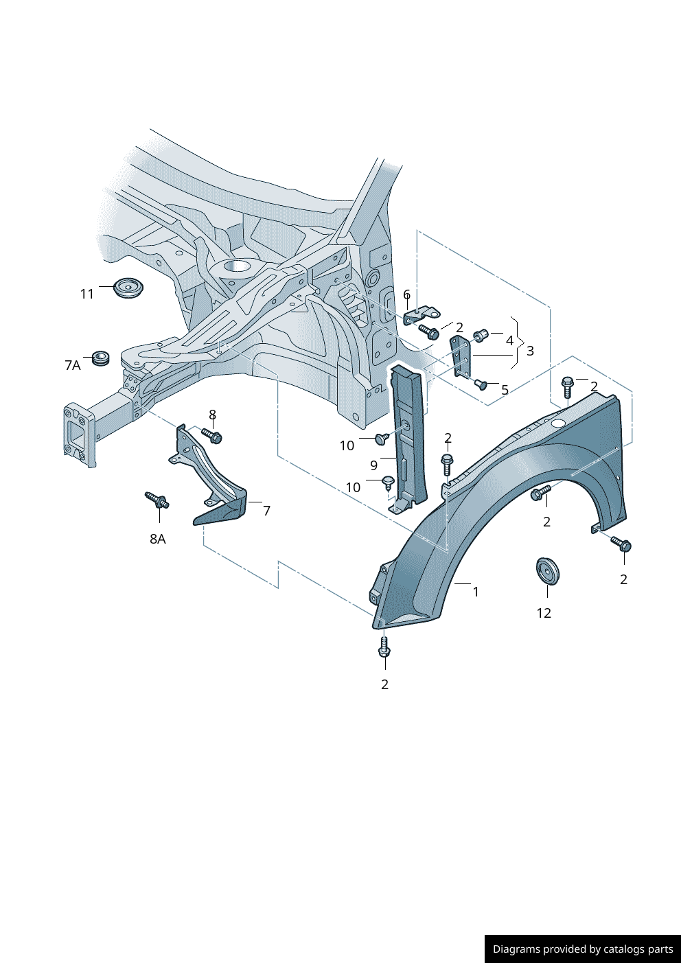 Car part diagram