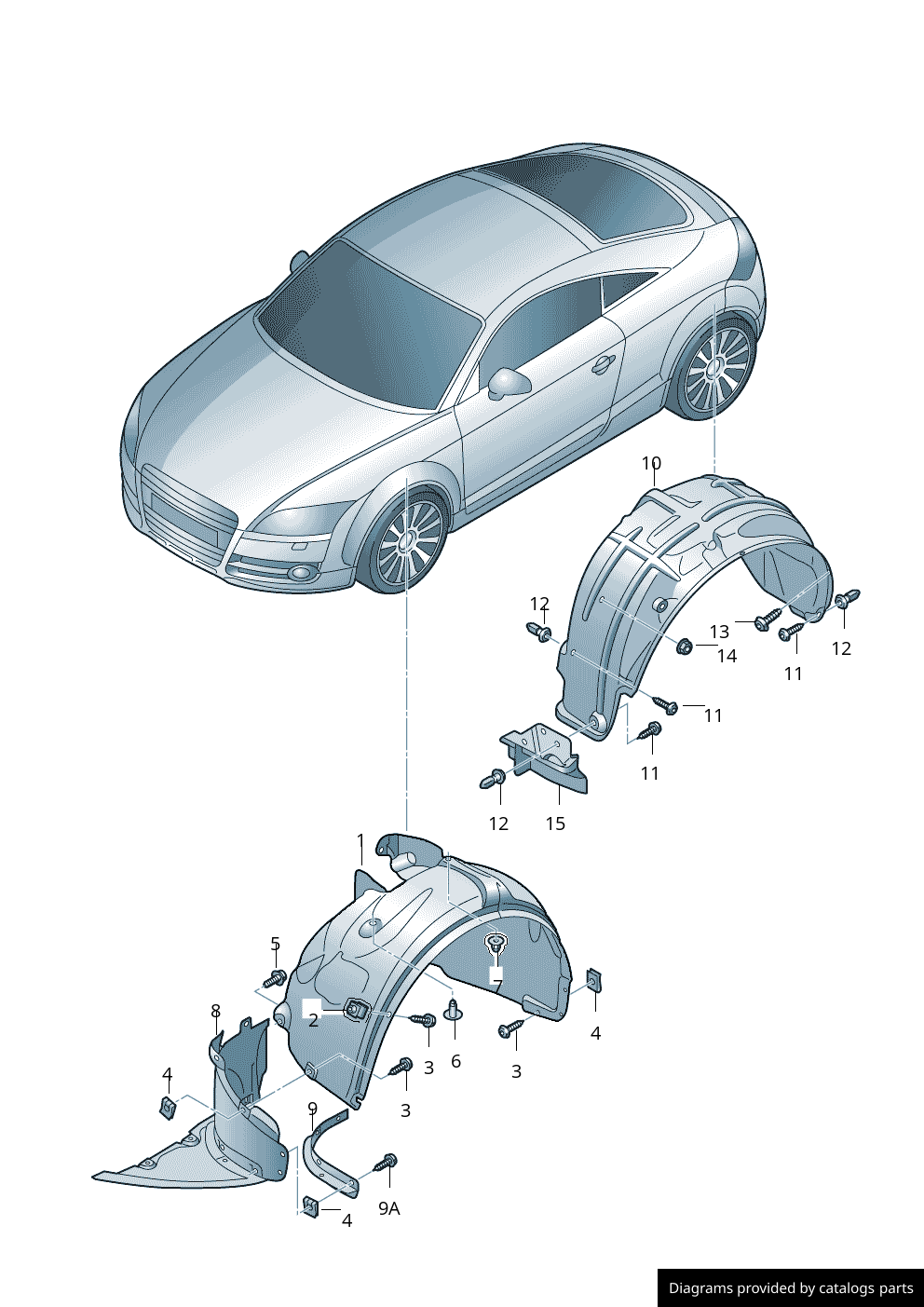 Car part diagram