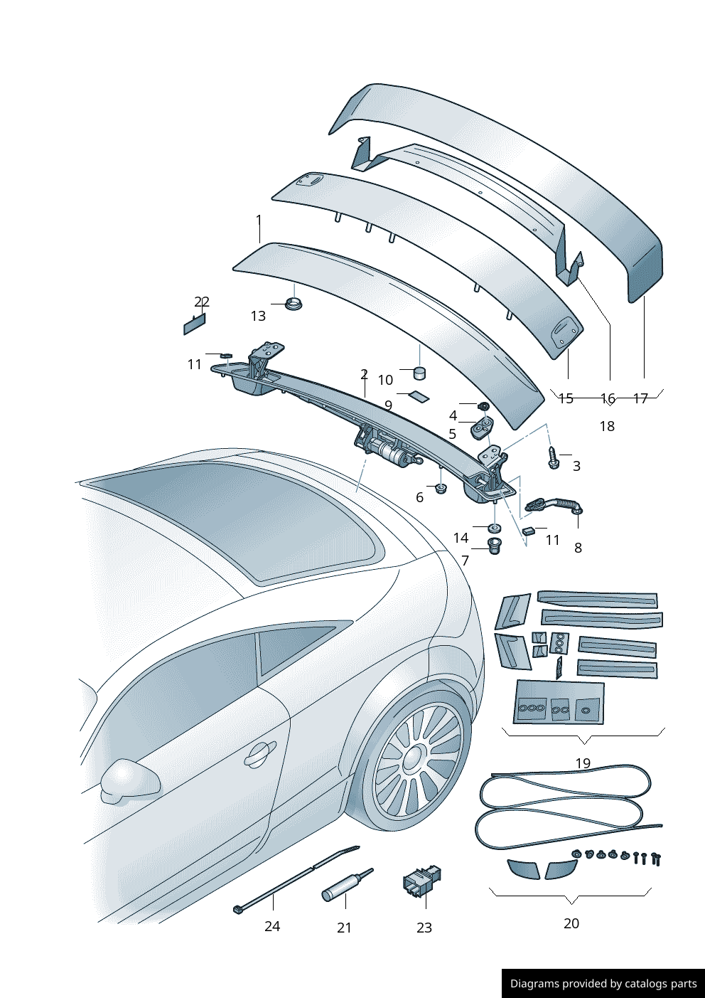 Car part diagram