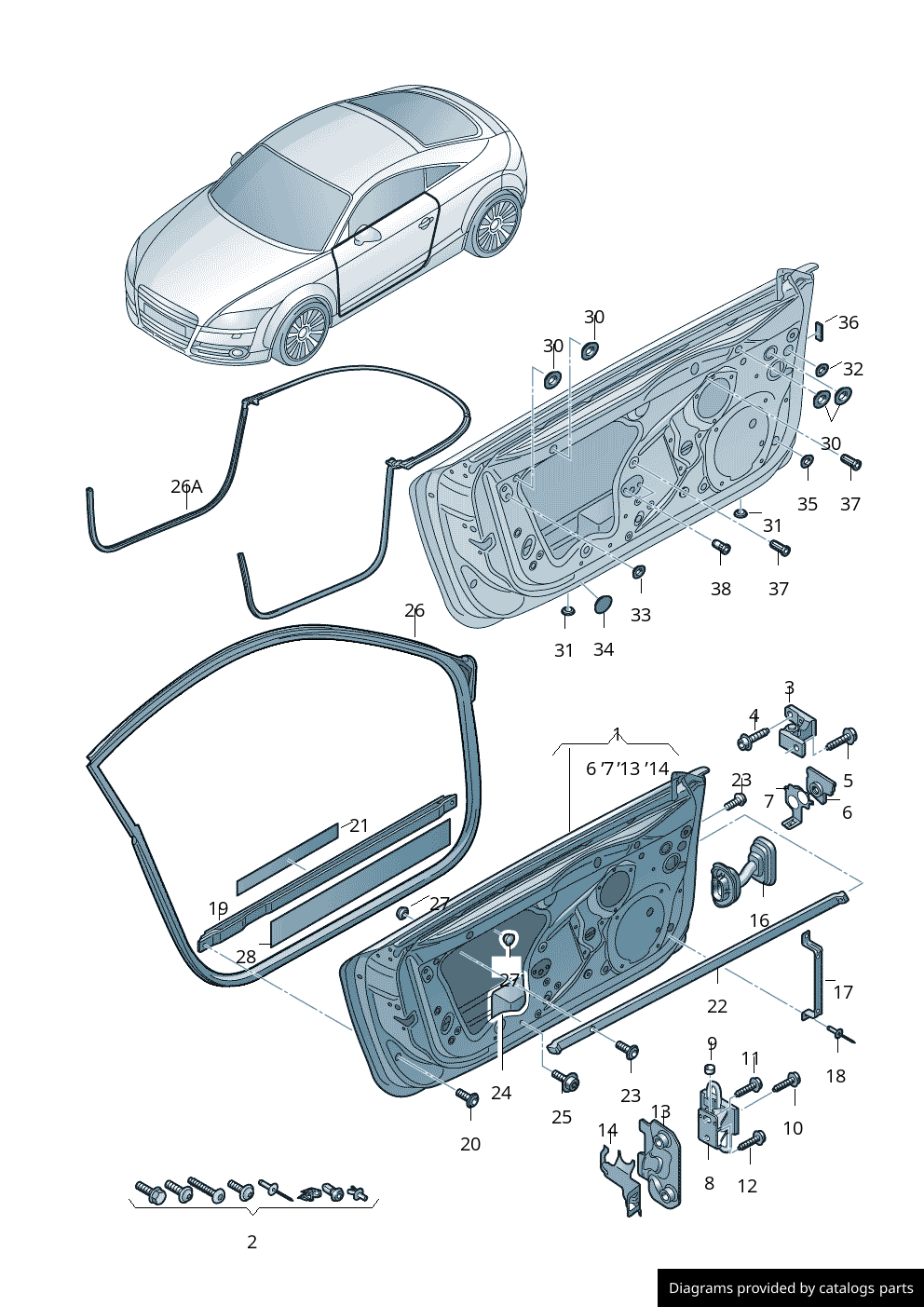 Car part diagram