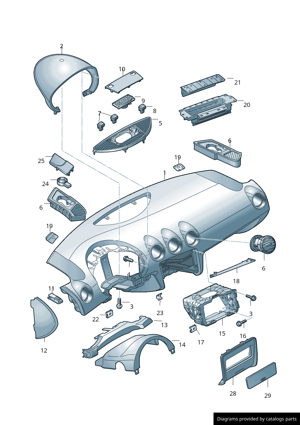 Car part diagram