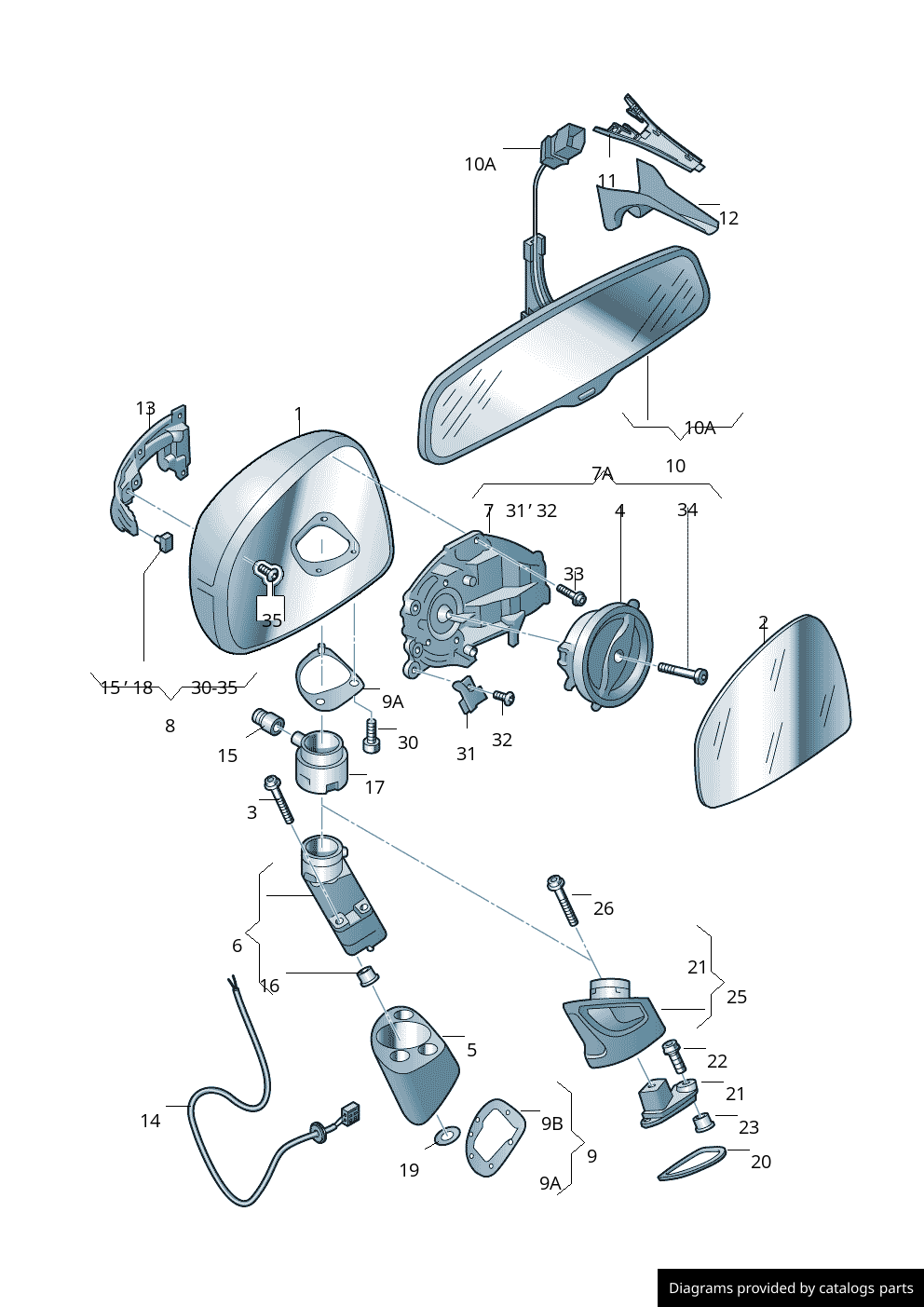 Car part diagram
