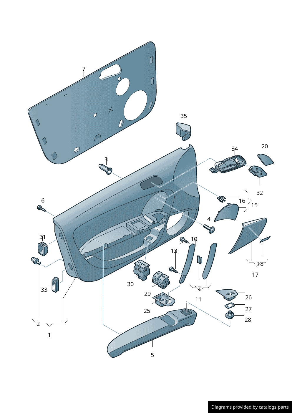 Car part diagram