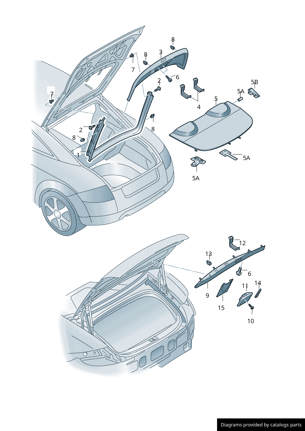 Car part diagram