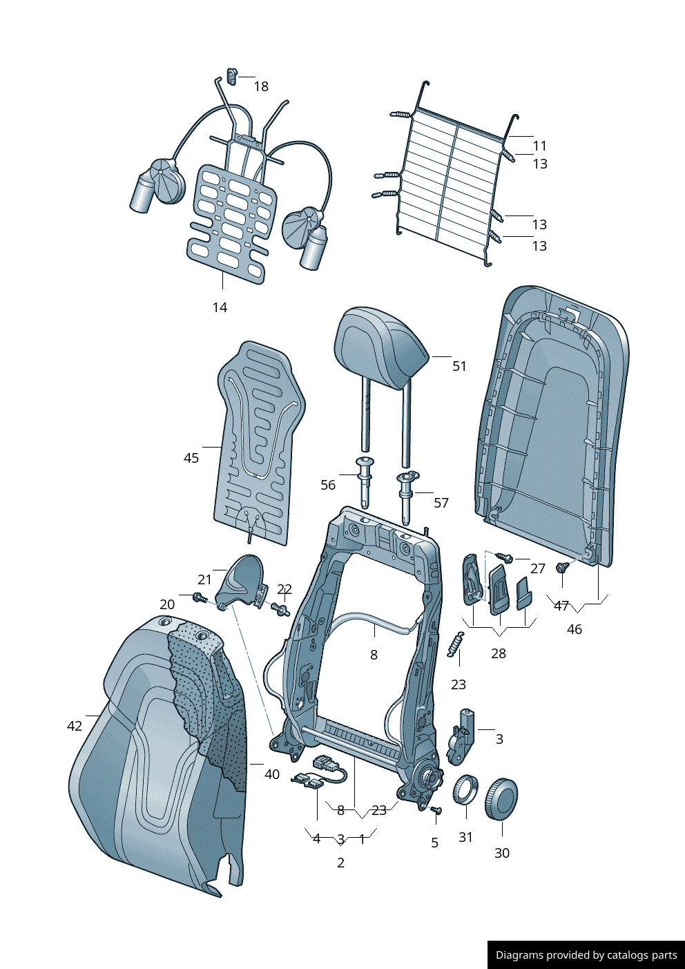 Car part diagram