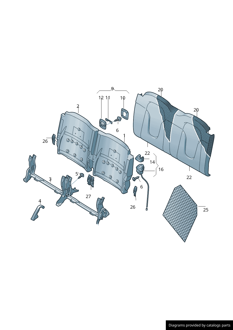 Car part diagram