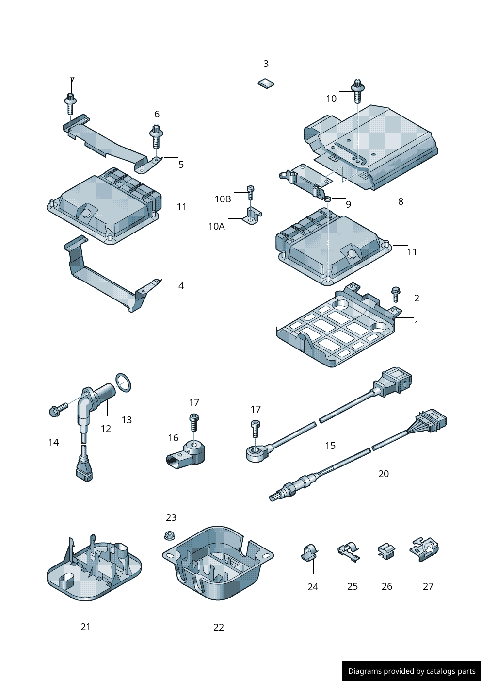 Car part diagram