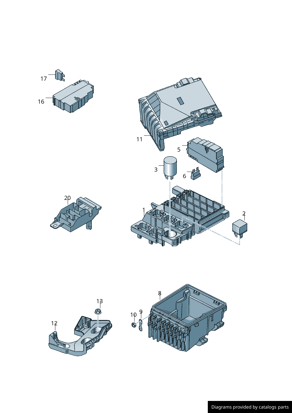 Car part diagram