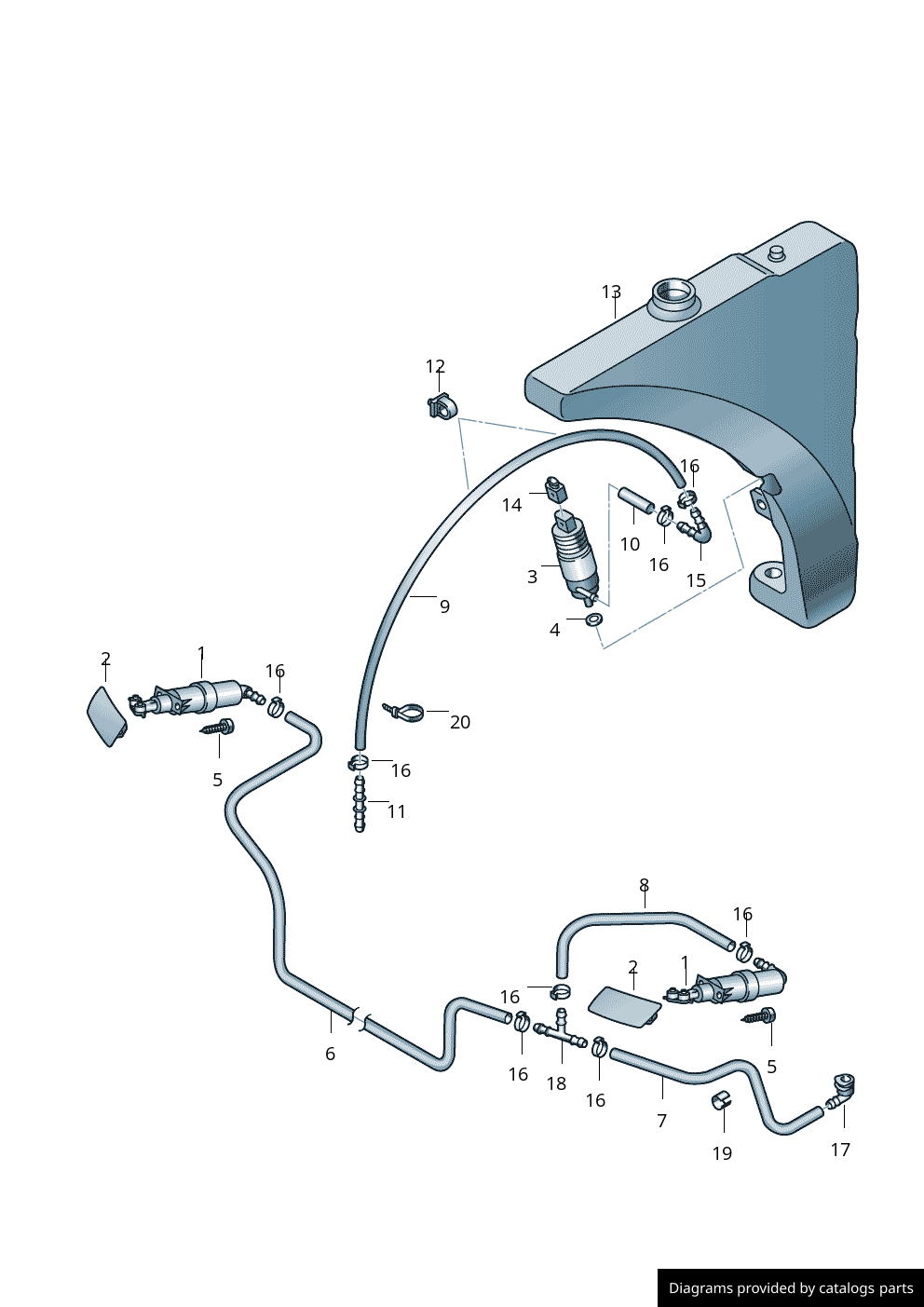 Car part diagram