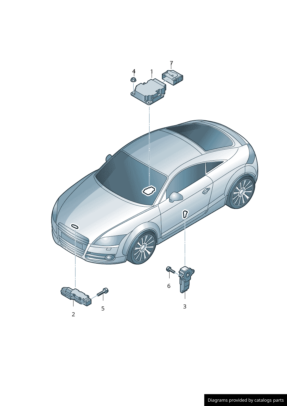 Car part diagram