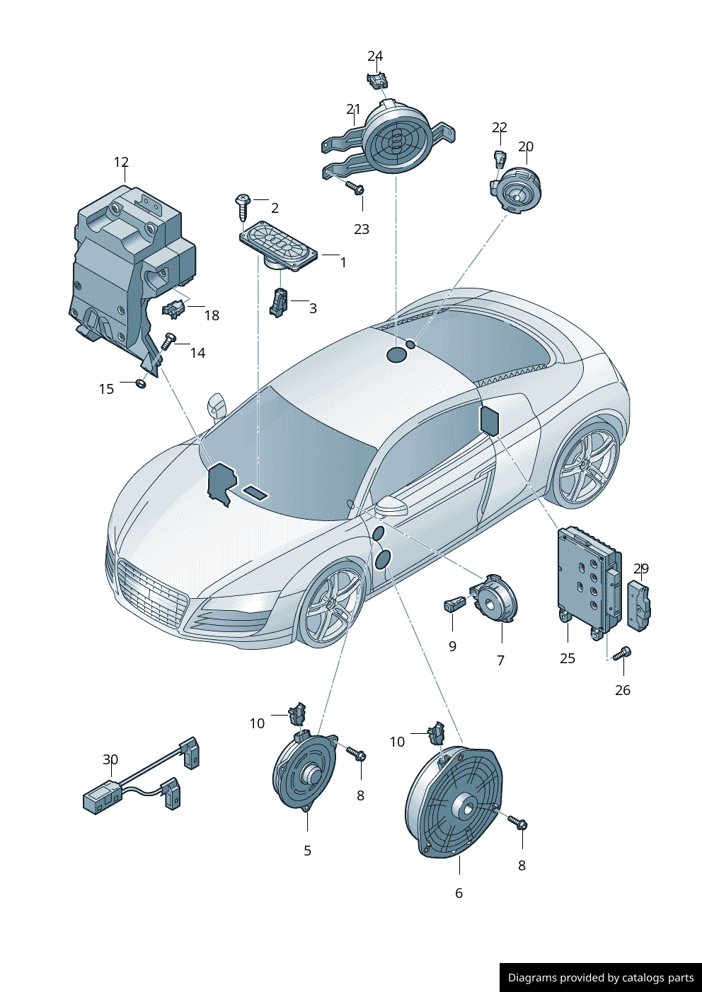 Car part diagram