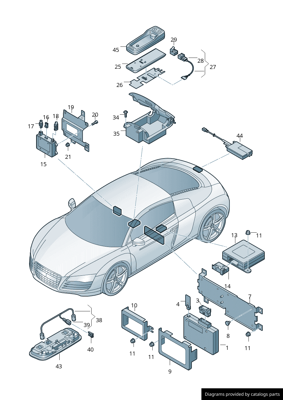 Car part diagram