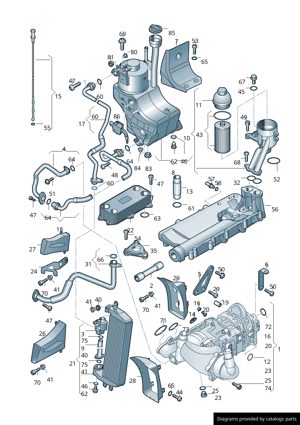 Car part diagram