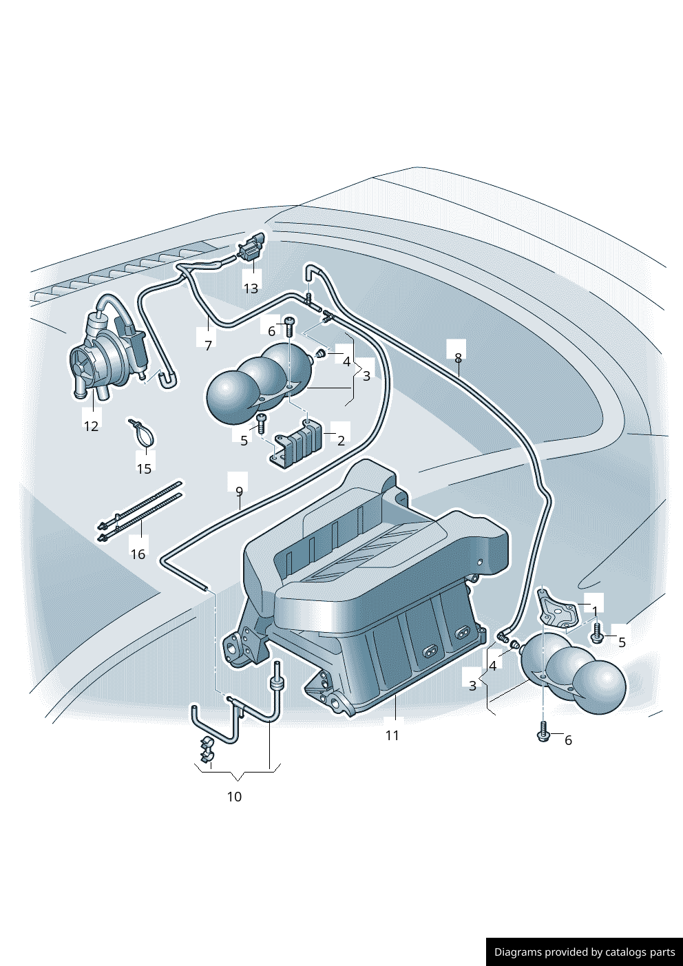 Car part diagram