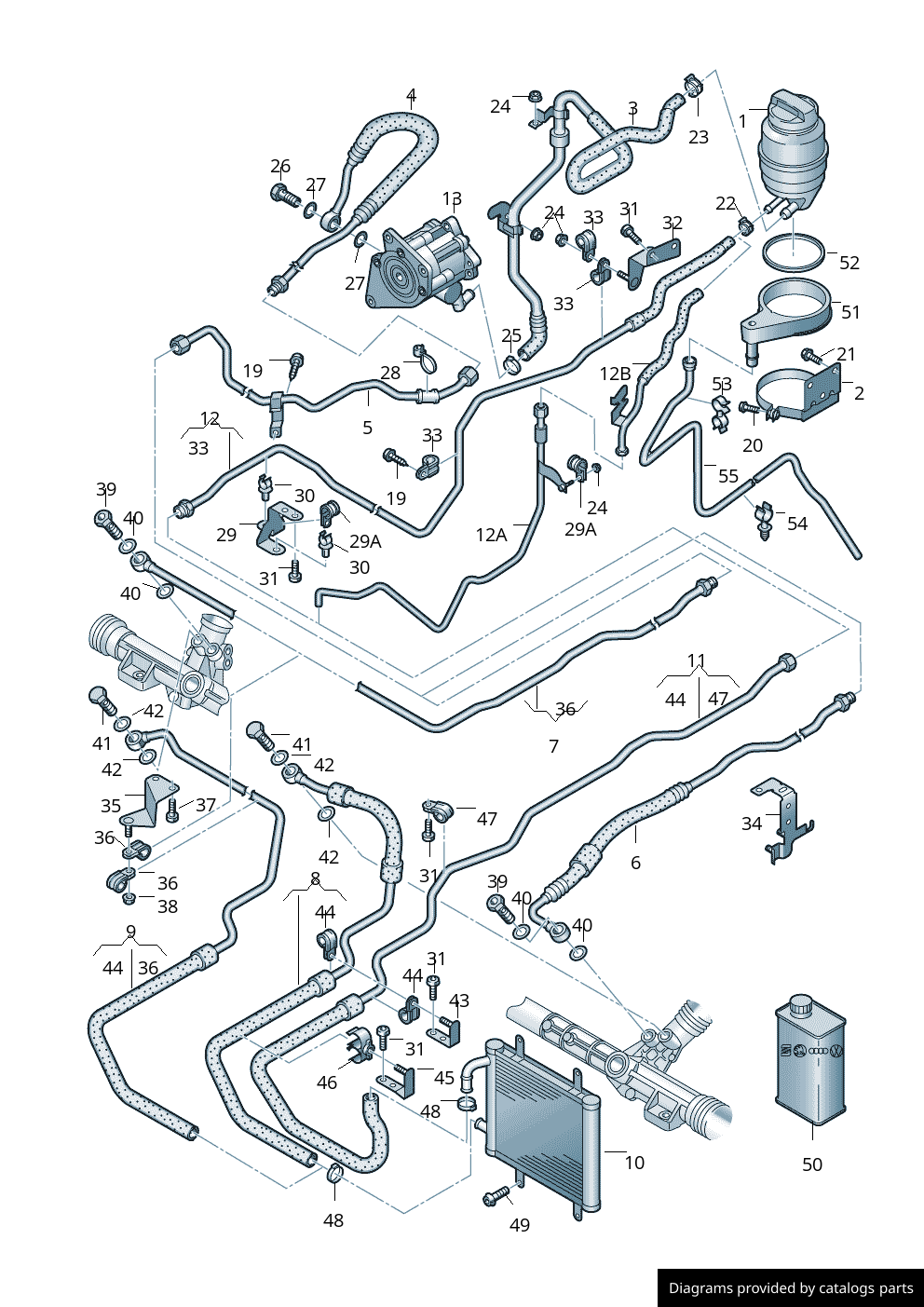 Car part diagram