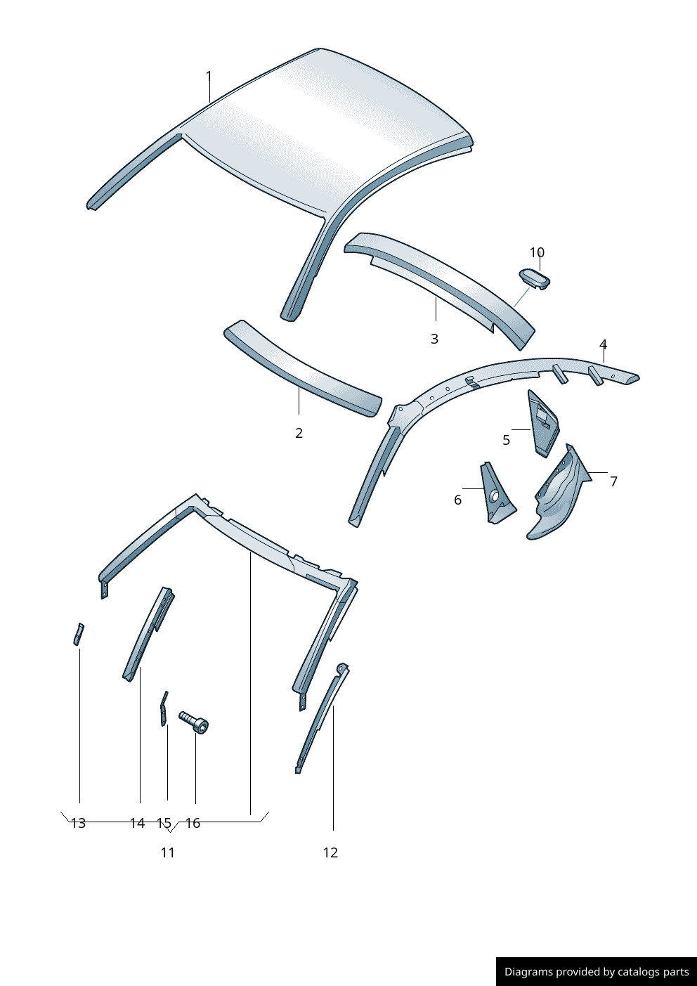 Car part diagram
